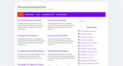 Desktop Screenshot of neweconomicperspectives.com